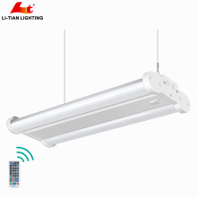 Lumière linéaire de 140w double tube LED avec ETL DLC Haute luminosité led haute luminosité de baie